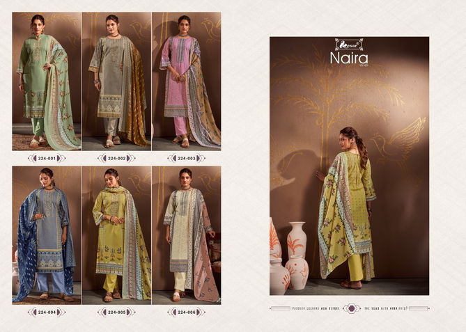 Naira Vol 60 By Kesar Digital Printed Cotton Dress Material Wholesalers In Delhi
